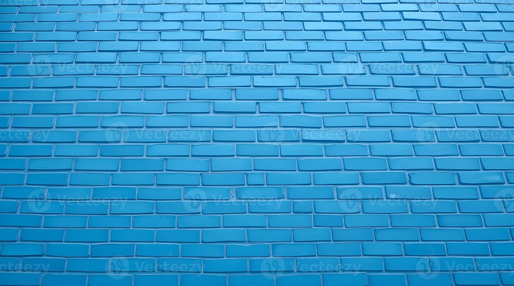 Blue Brick Wall Background photo