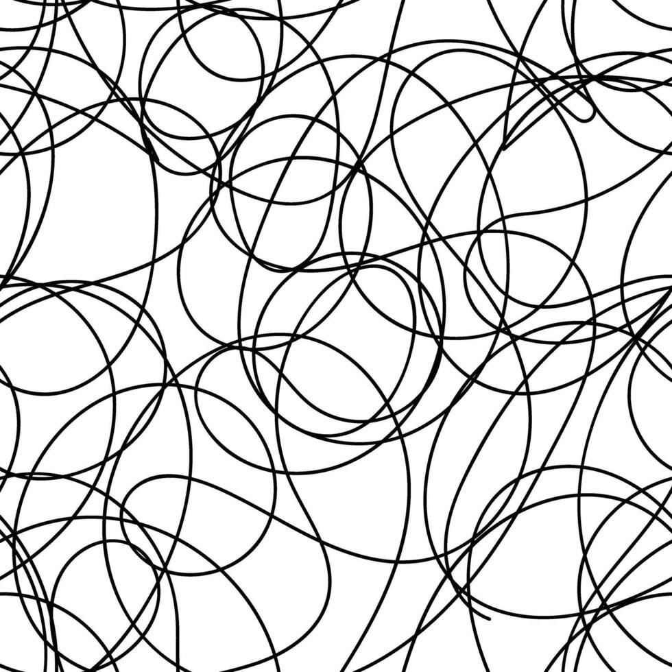 Random Chaotic Lines Pattern Design vector