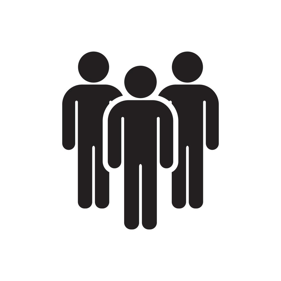 Illustration set showing various people grouping icons vector