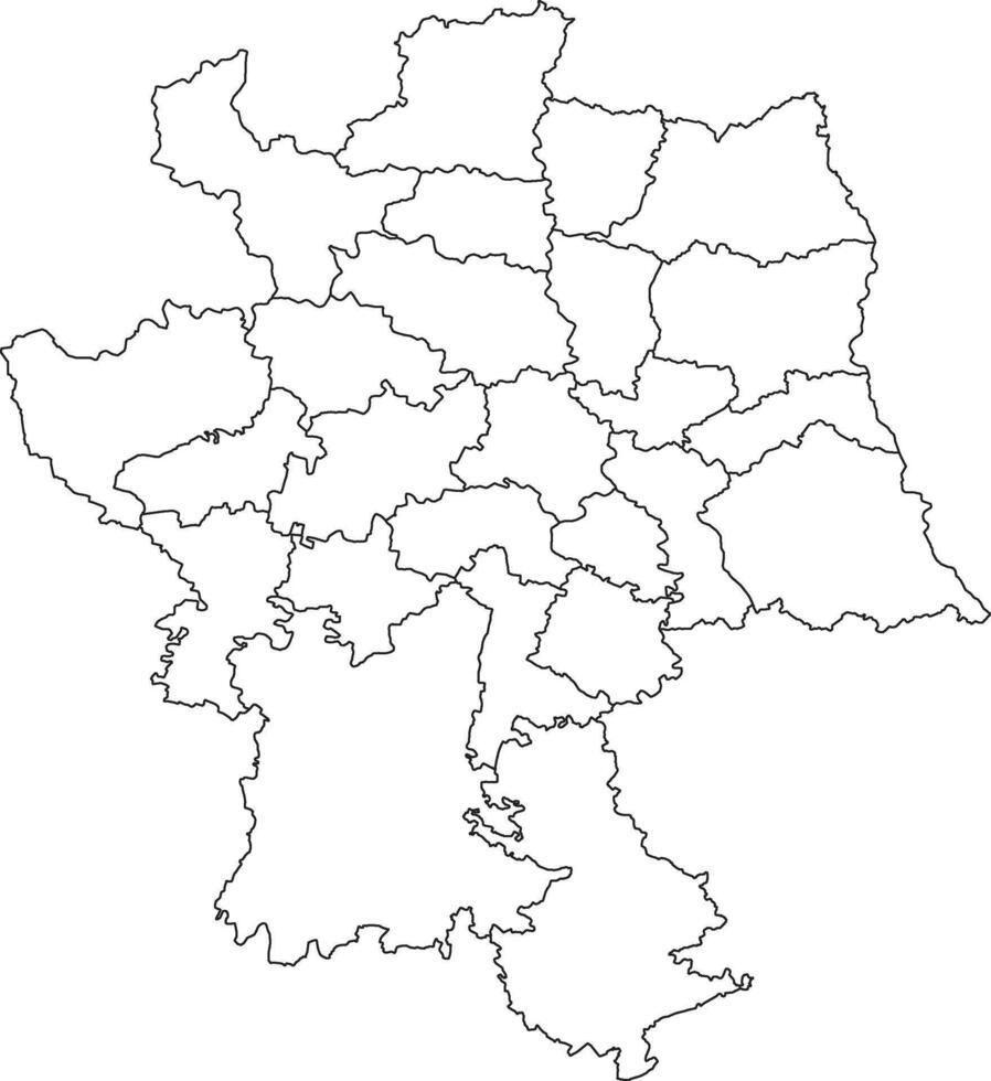 Delhi outline map white background design vector