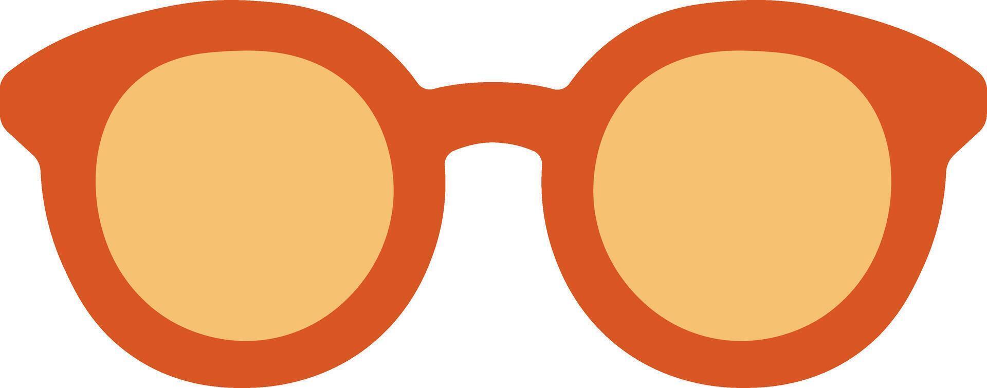 Modern Flat Design of Sunglasses Icon vector