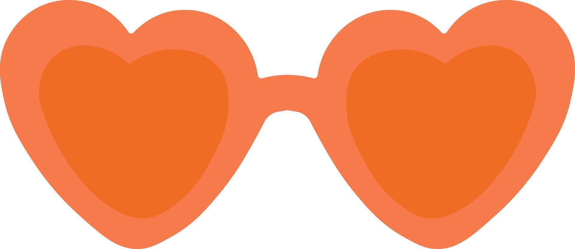 Flat Sunglasses Icon in Modern Look vector