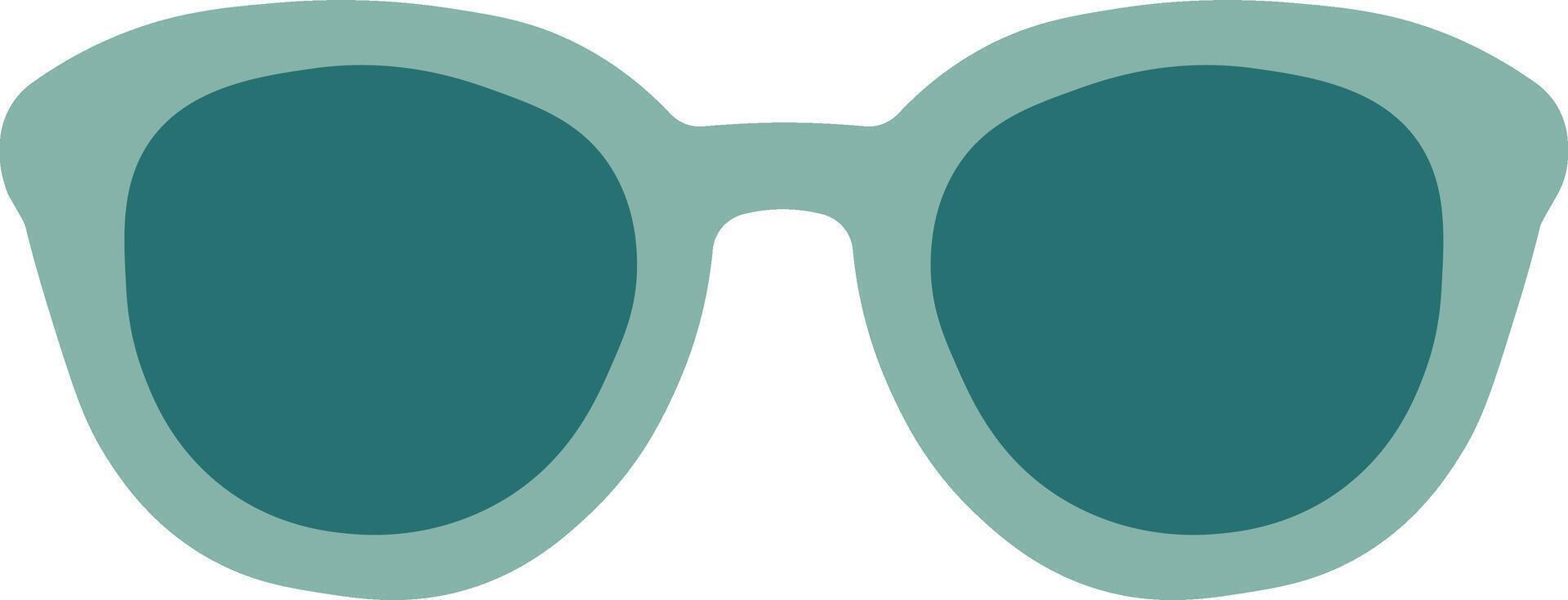 Flat Style Icon of Trendy Sunglasses vector