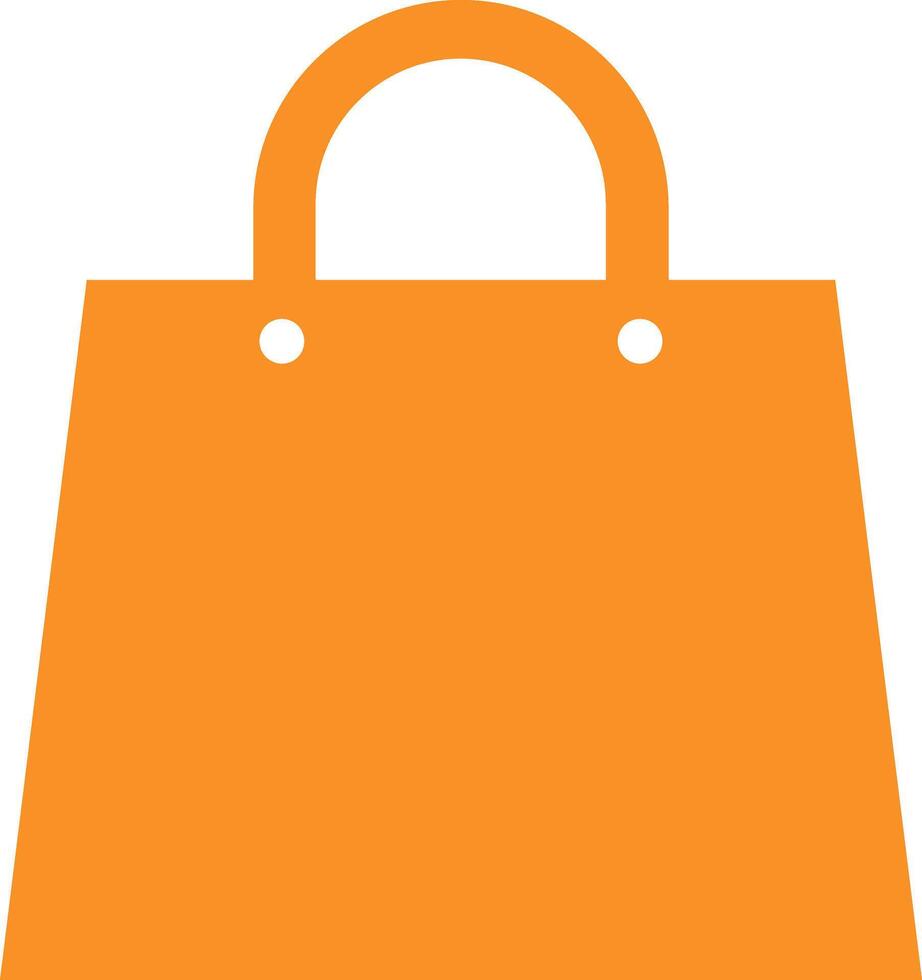 Flat Style Retail Bag Elements in Colorful Tones vector