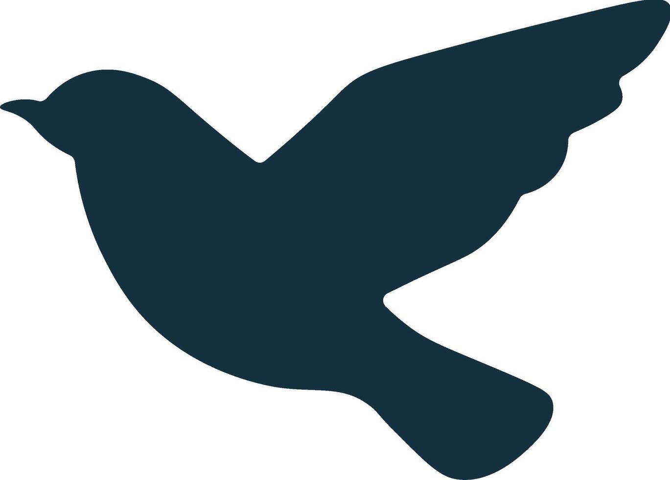 Peaceful Bird in Motion Graphic vector