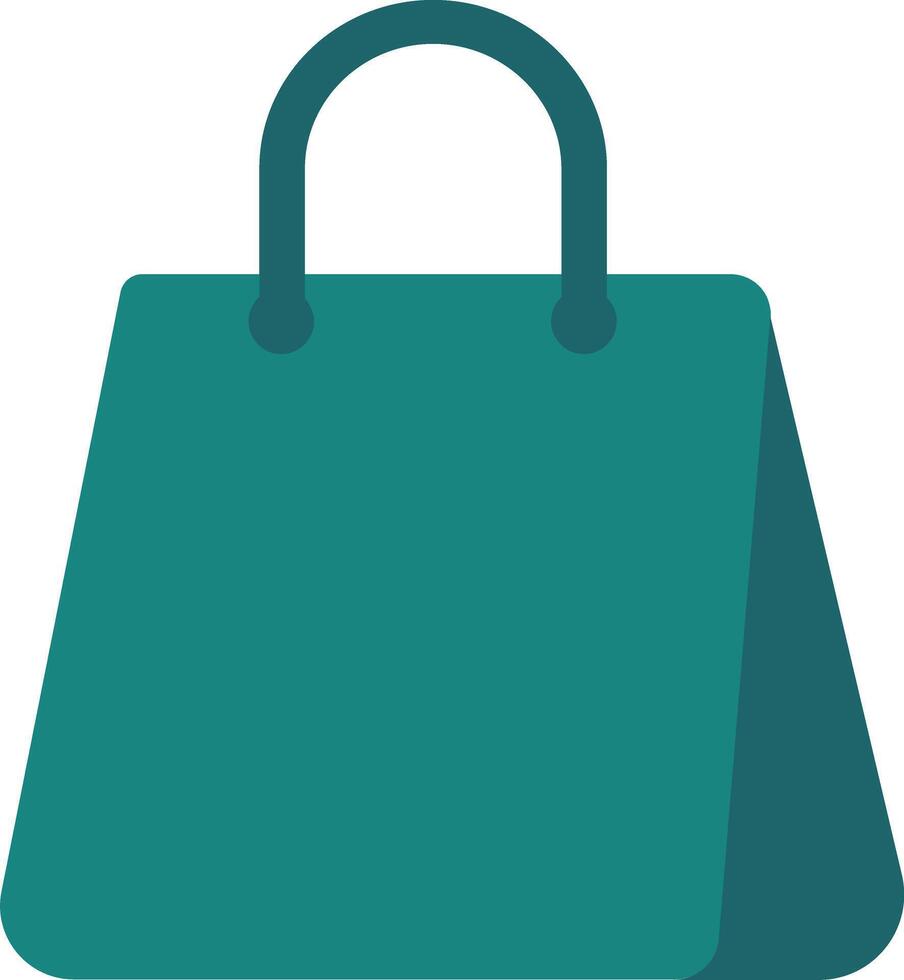 Retail Bag Icons in Flat Format vector