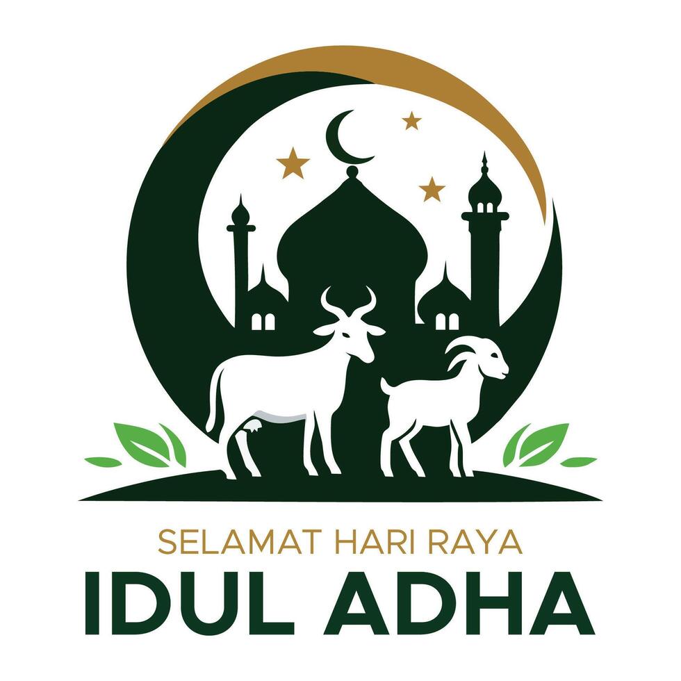 Idul adha logo vector