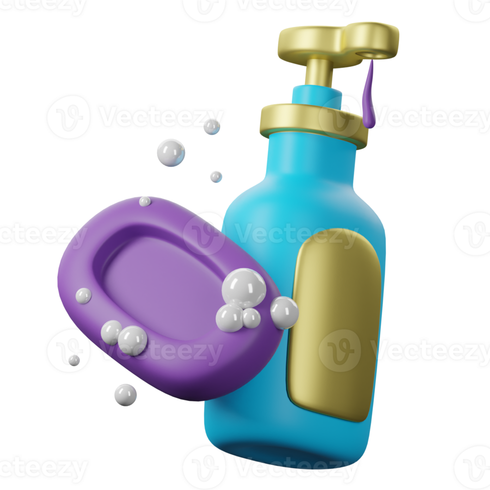 A soap and a soap bar are sitting on a black background png
