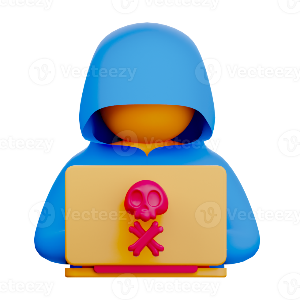 A person in a hoodie holding a laptop png