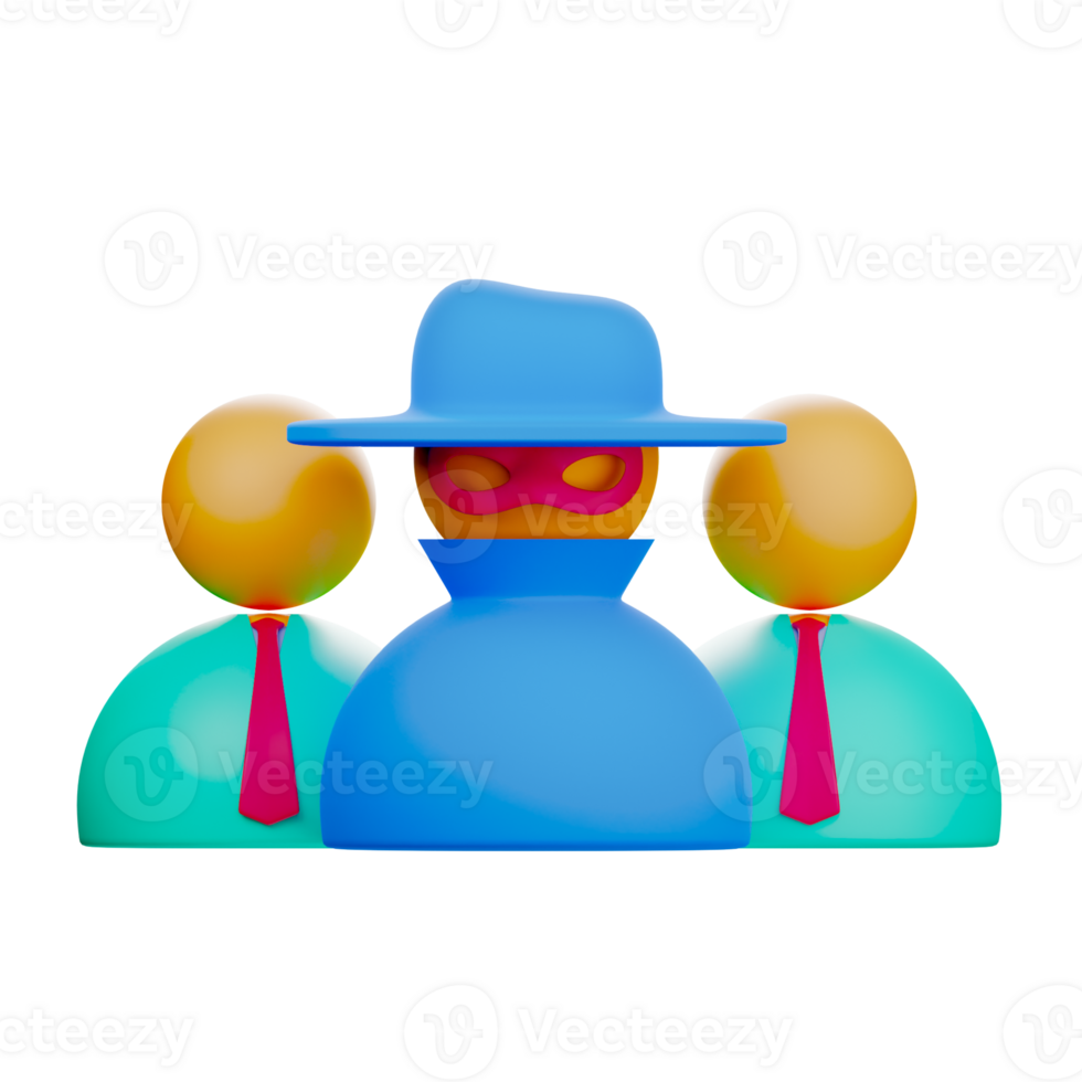 Three people wearing hats and ties png