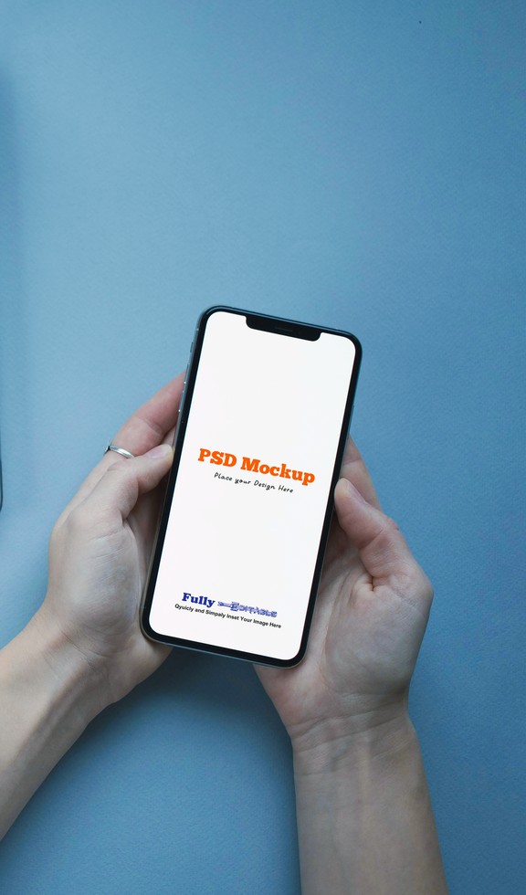 Phone App UI Mockup Design psd