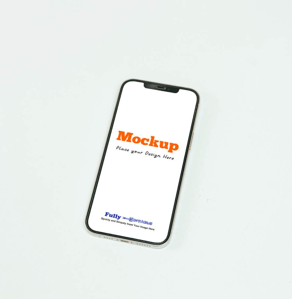 Mobile Template UI Showcase Design psd