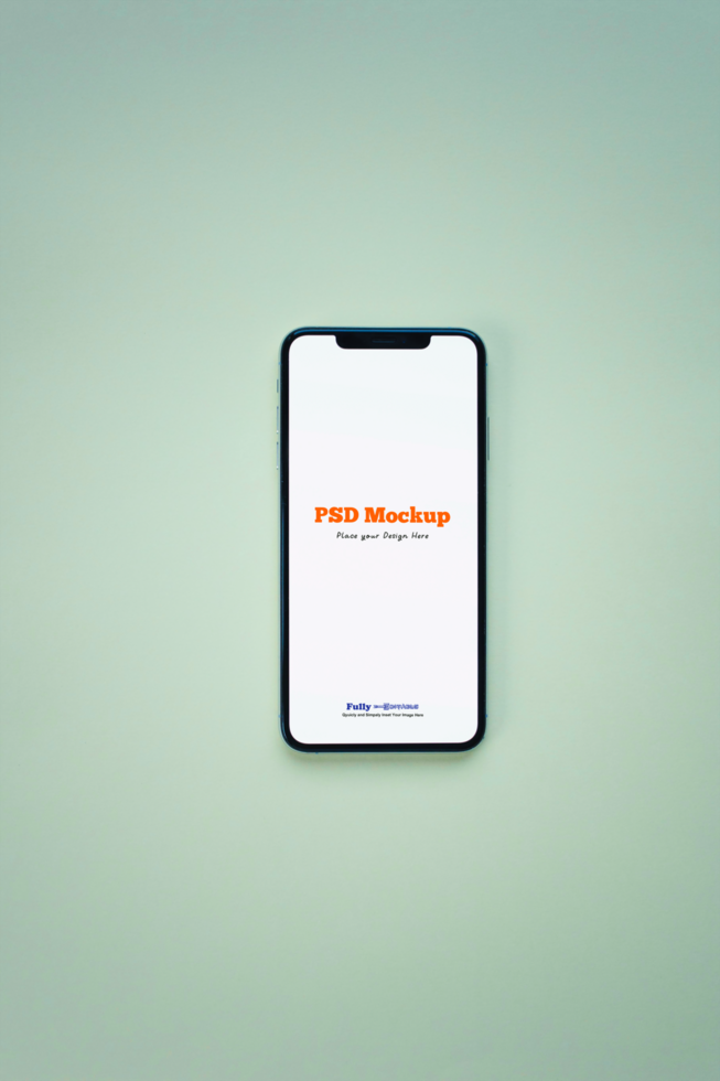 Phone UI Mockup Template psd