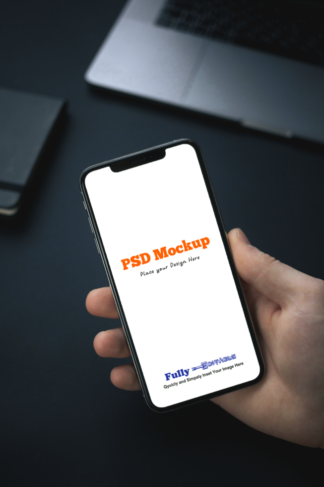 Phone Display Mockup UI Design psd