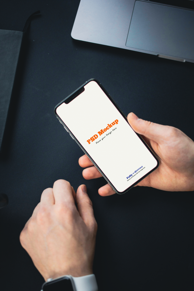 Phone UI Mockup Template in psd