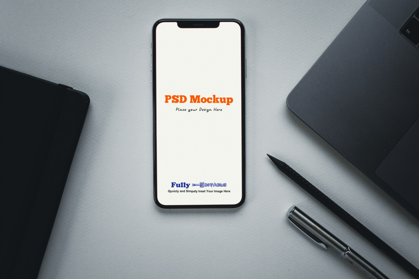 Mobile App Mockup Design psd