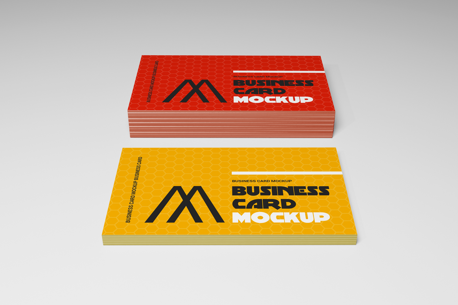 Front View Business Card Mockup psd