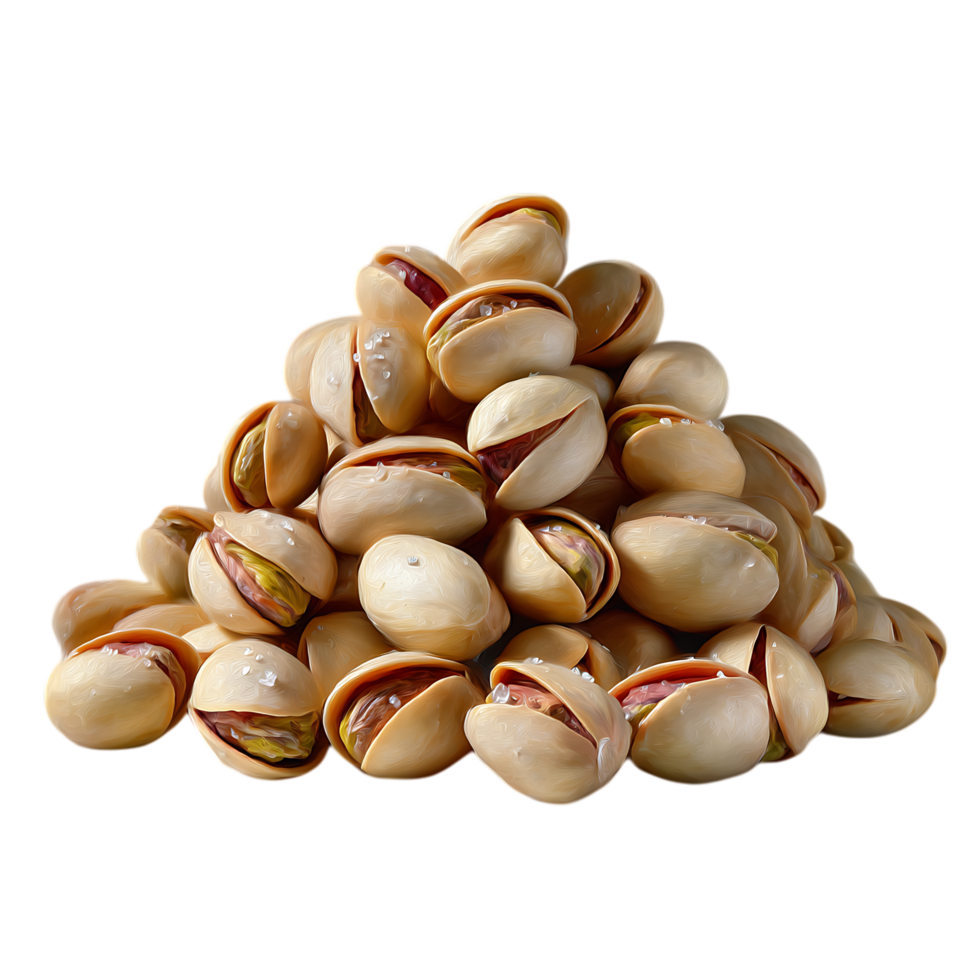 Roasted Pistachios Bulk Nuts against transparent background png