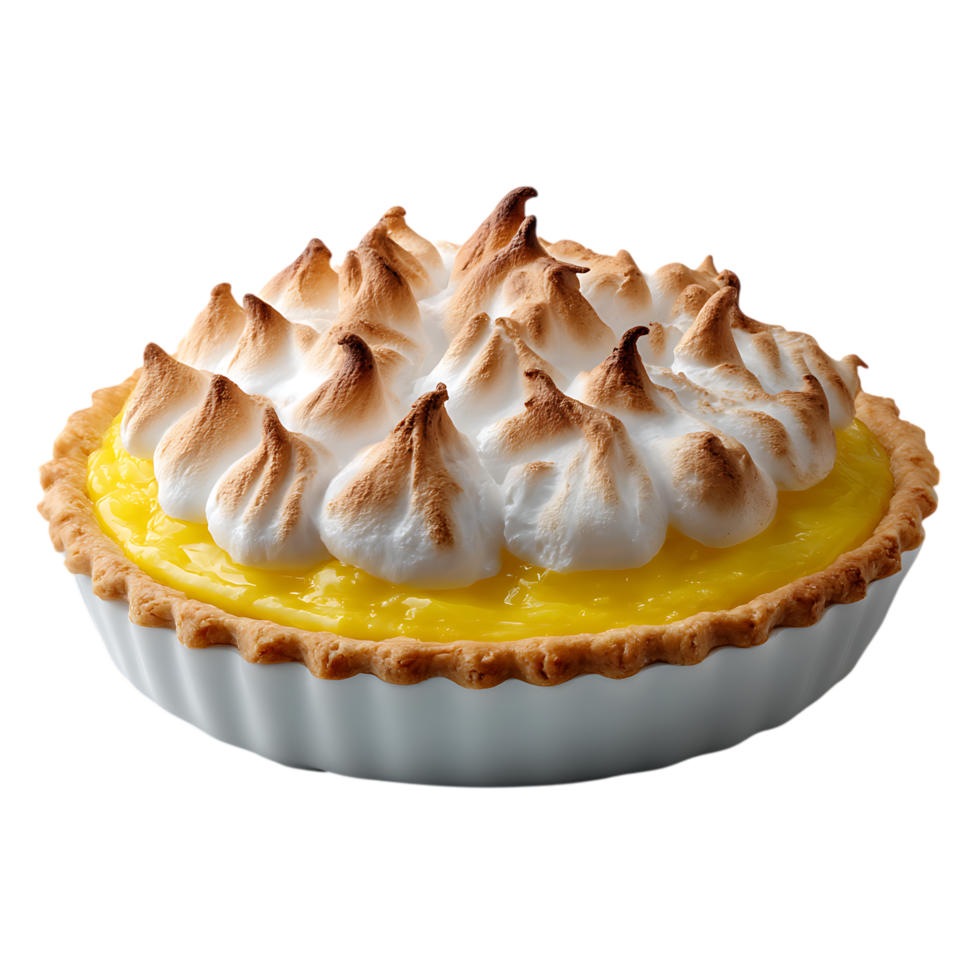 Lemon Tart against transparent background png