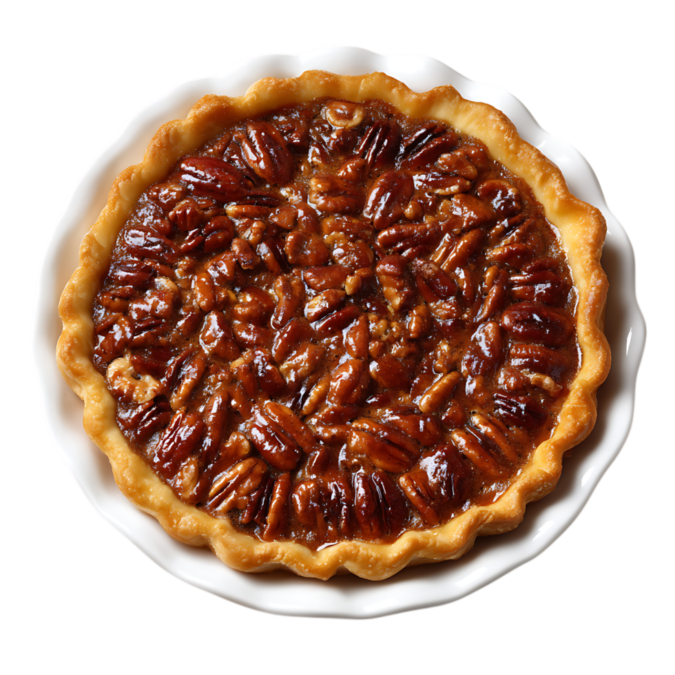 Pecan Pie Recipe Sweet Easy against transparent background png