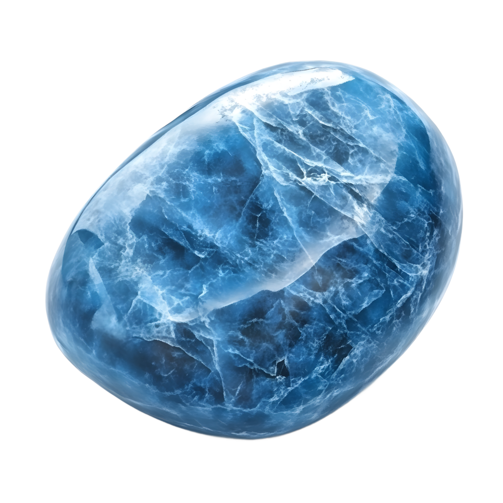 A Beautiful Blue Agate Gemstone png