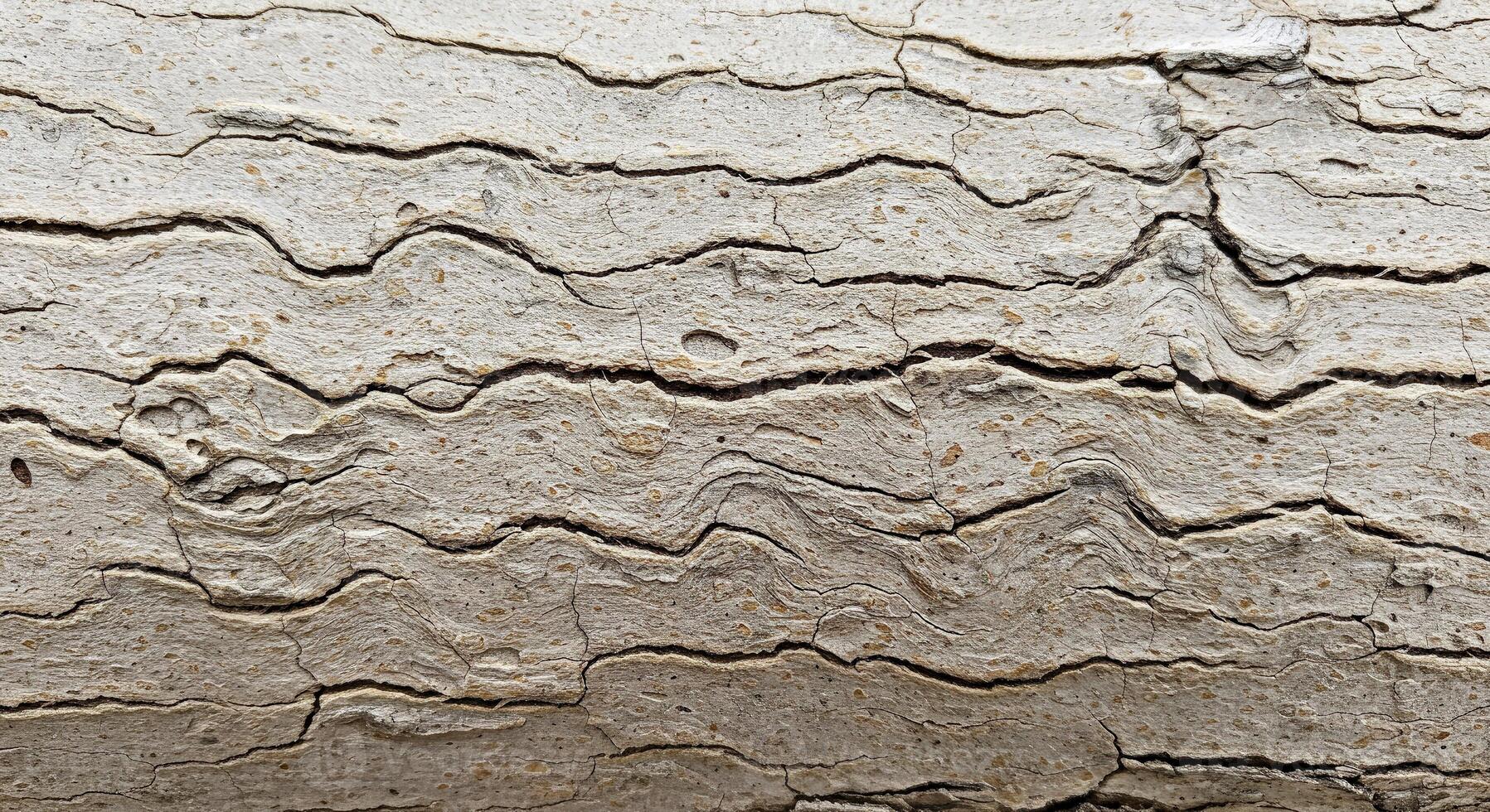 Detailed Light Tree Bark Texture Showing Fine Cracks and Gentle Flowing Lines photo