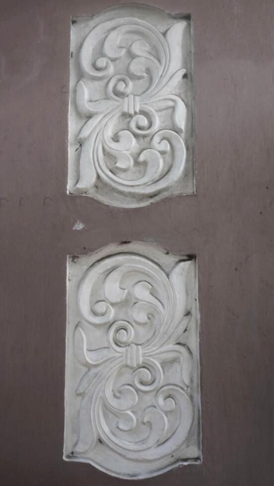 Classic Carved Floral Ornament Detail photo