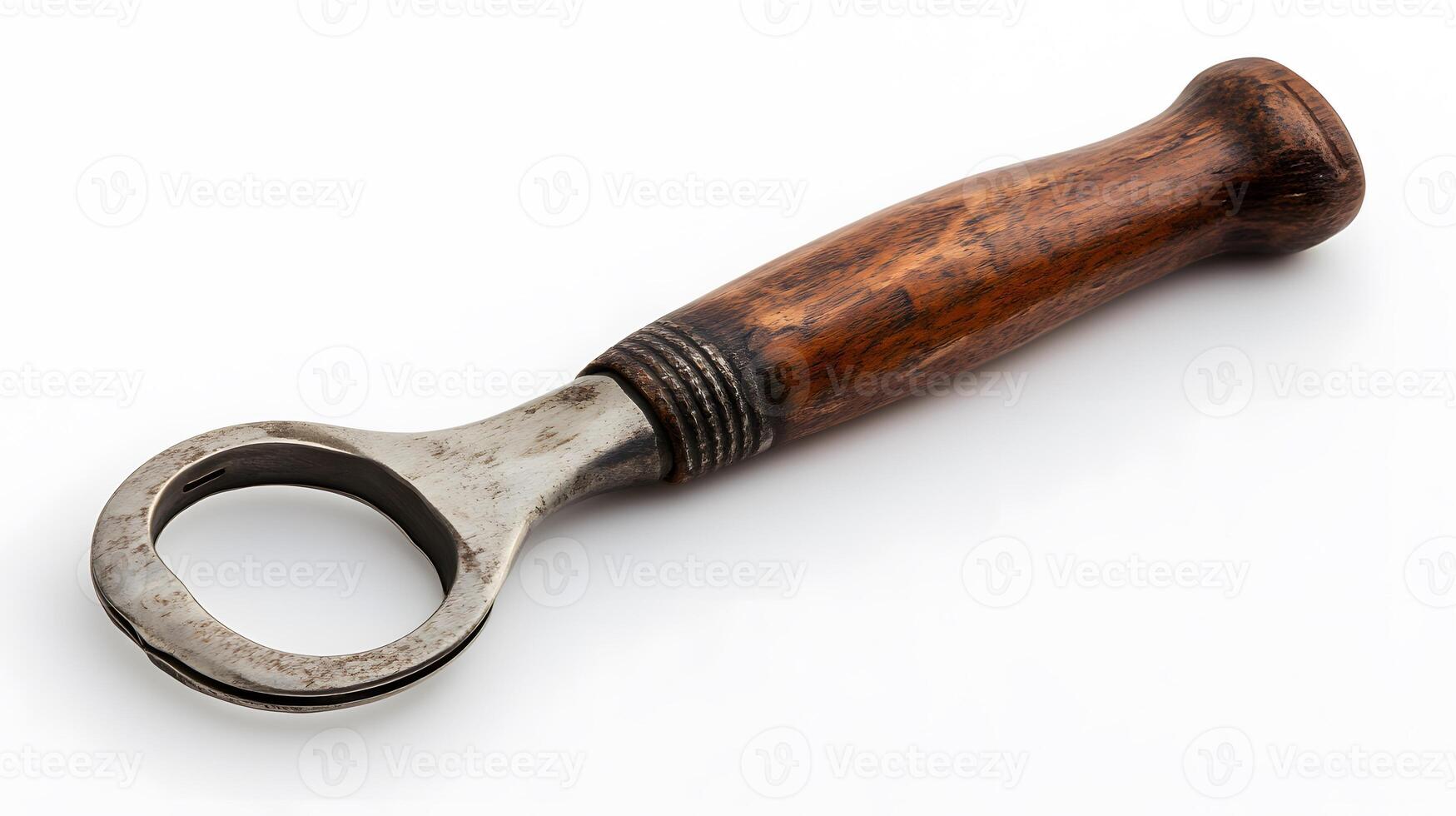 Vintage Wooden Bottle Opener. photo