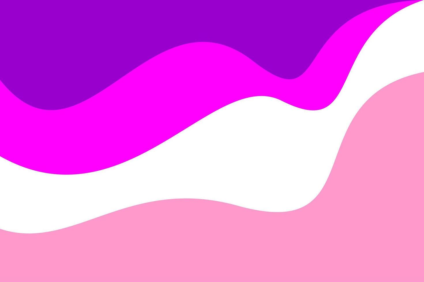 Vibrant abstract waves of purple, pink, and white flow seamlessly in a modern digital design vector