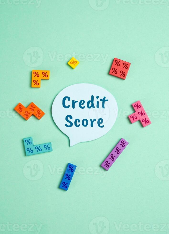 Credit score. Improving your credit history and financial literacy. Ability to secure loans, mortgages, and financial Opportunities. debt management, loan approval. Personal credit rating. photo