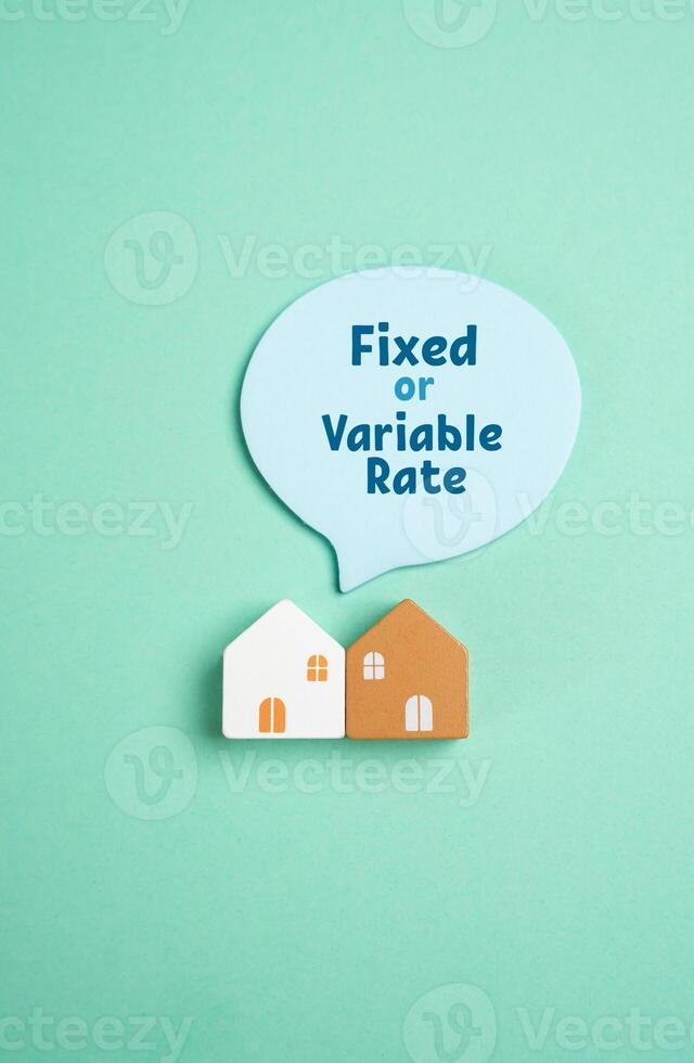 Fixed or variable mortgage rates. Monthly payments, long-term interest costs, and financial planning. Home buying, and personal finance management. Follow market trends photo