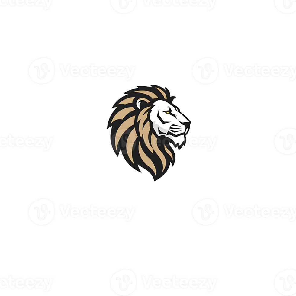 Lion Head Profile Illustration Graphic png