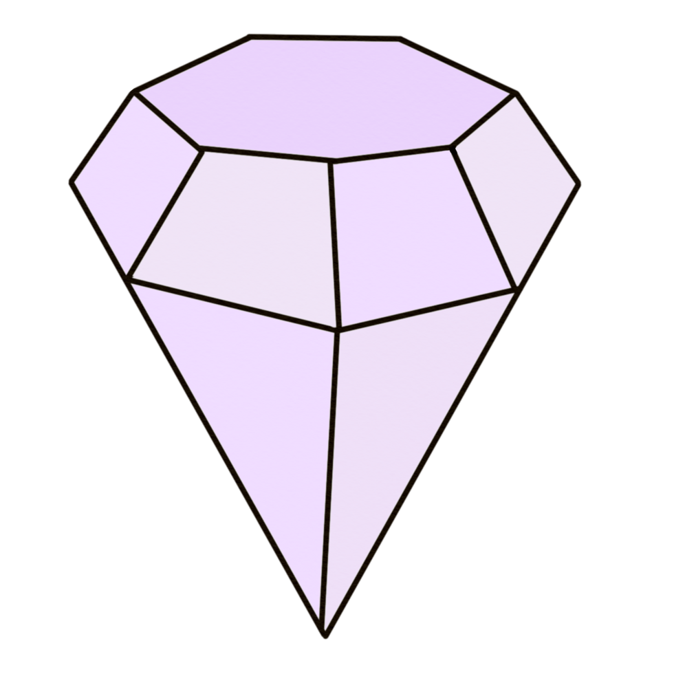 Diamond illustration line art icon png