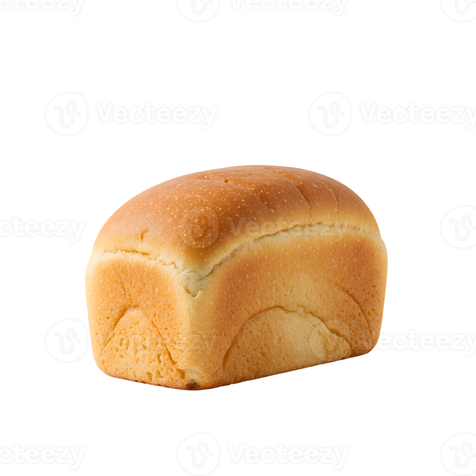 Golden Loaf of Wheat Bread on Transparent Background png