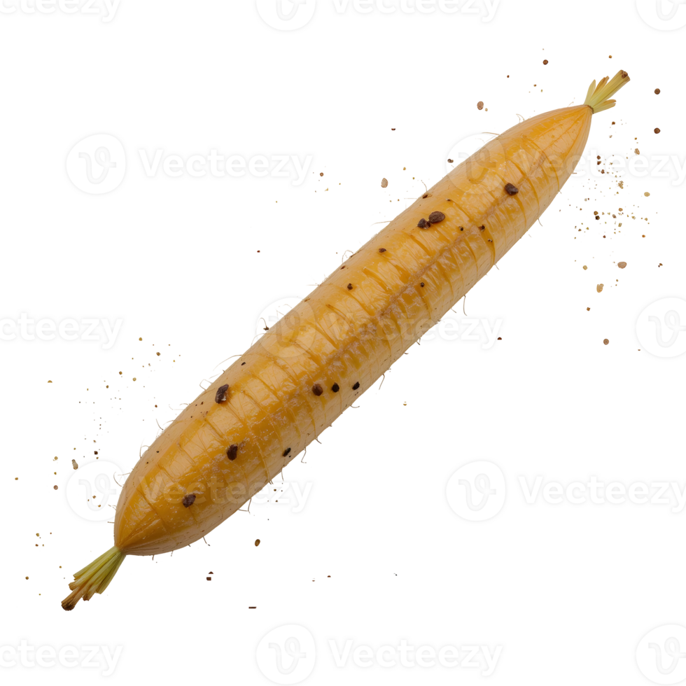 Grilled Sausage with Spices on Transparent Background png