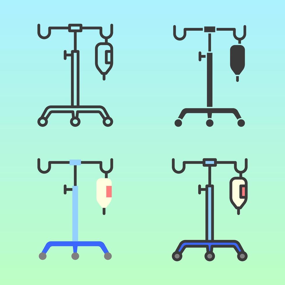 IV Drip Stands vector