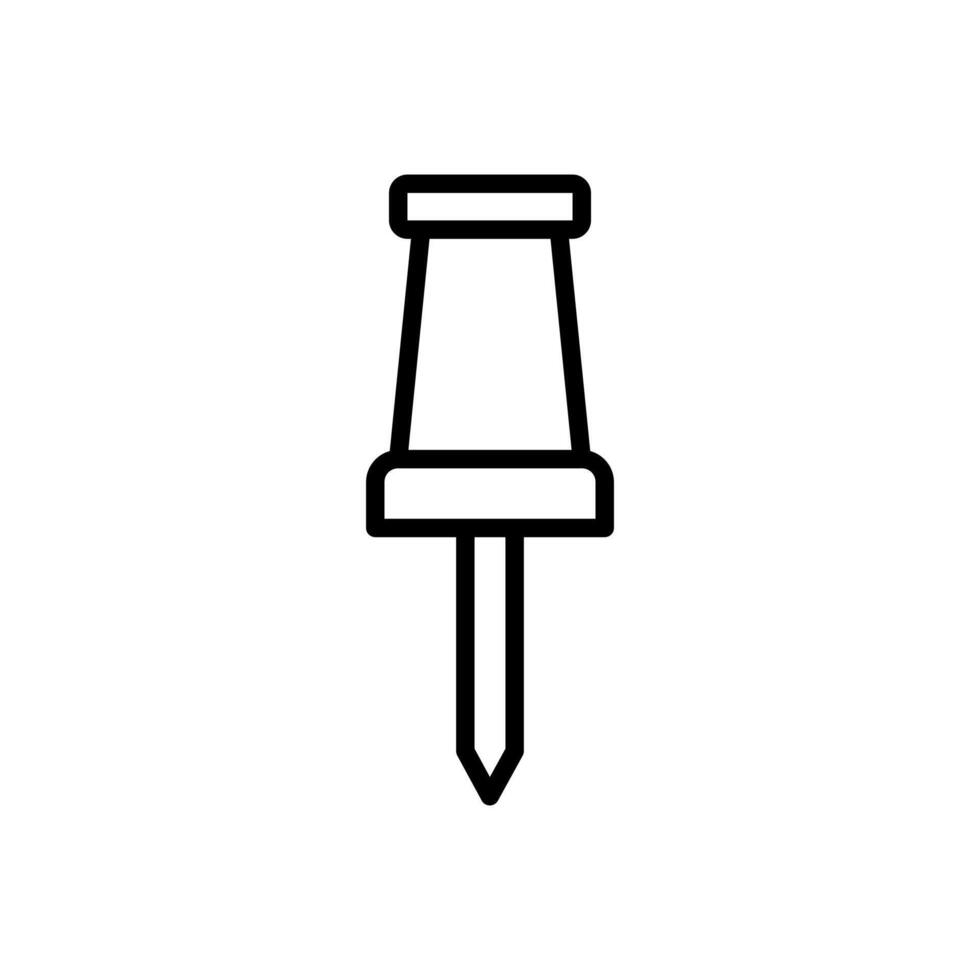 Paper Pin Icon vector