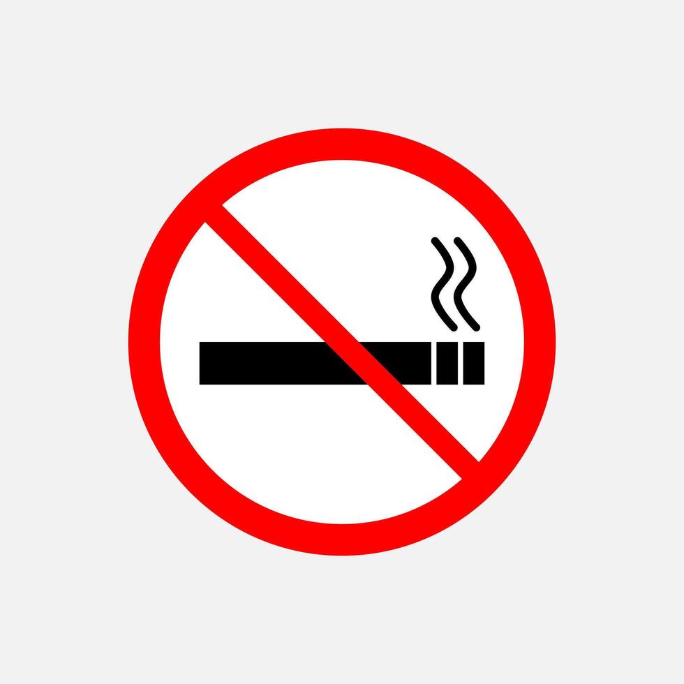 No Smoking Icon vector