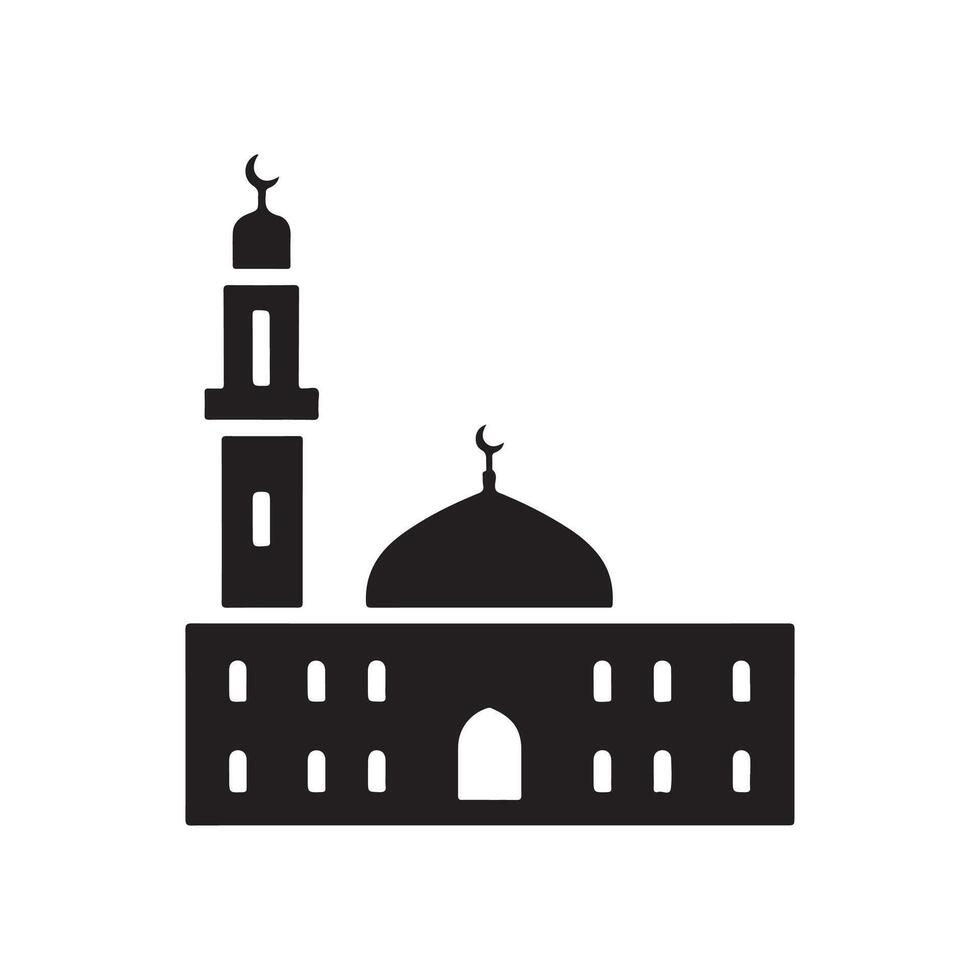 Mosque icon illustration vector