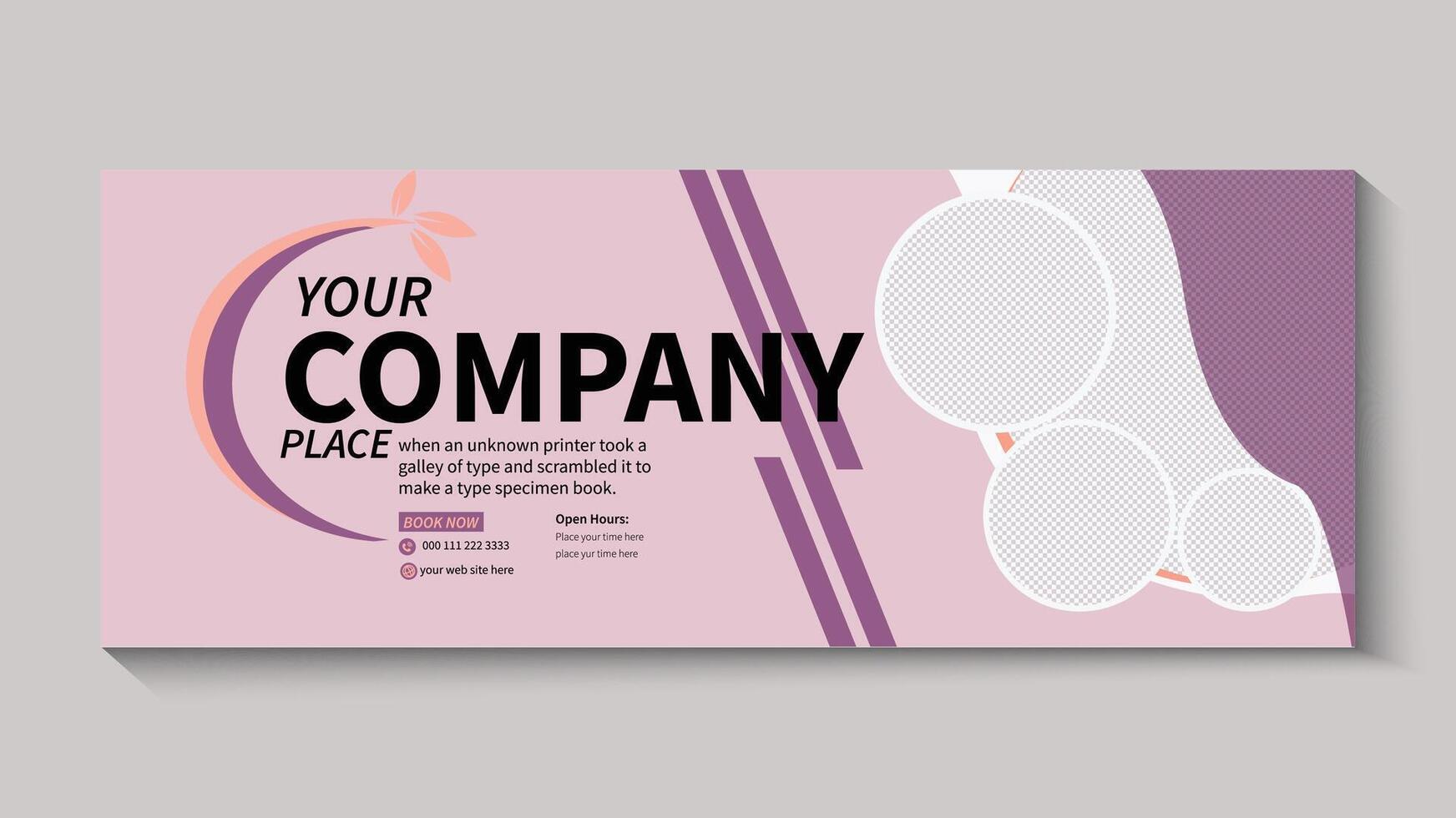 Cover page design Template vector