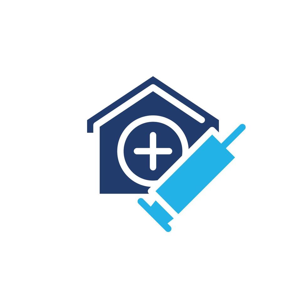 vaccine clinic icon design good for web or mobile app vector
