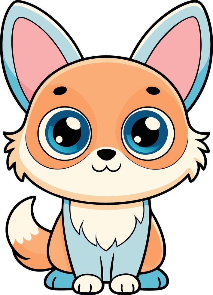 Cute Animal Art for Kids and Nursery Prints vector