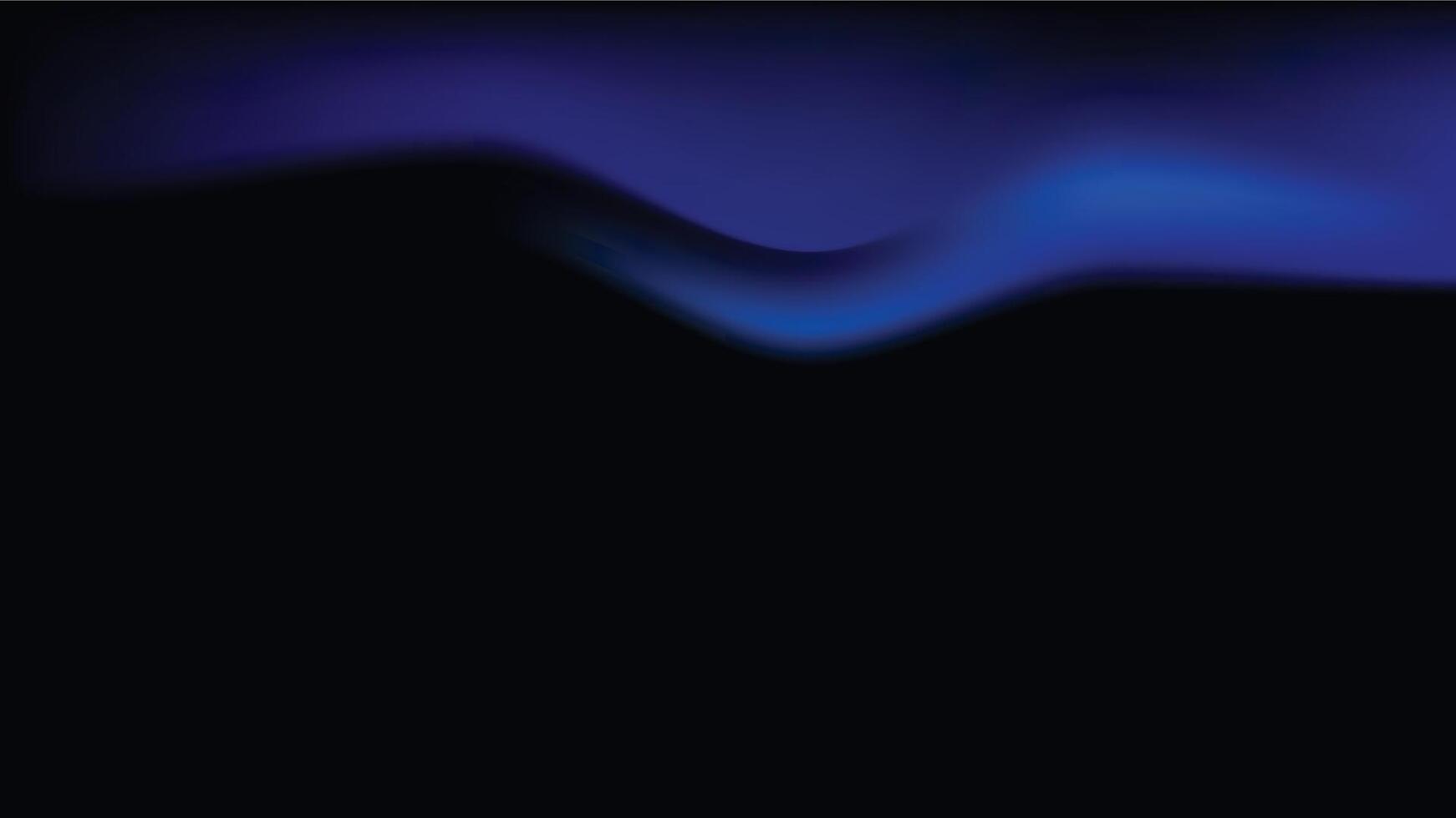a black background with a blue wave vector