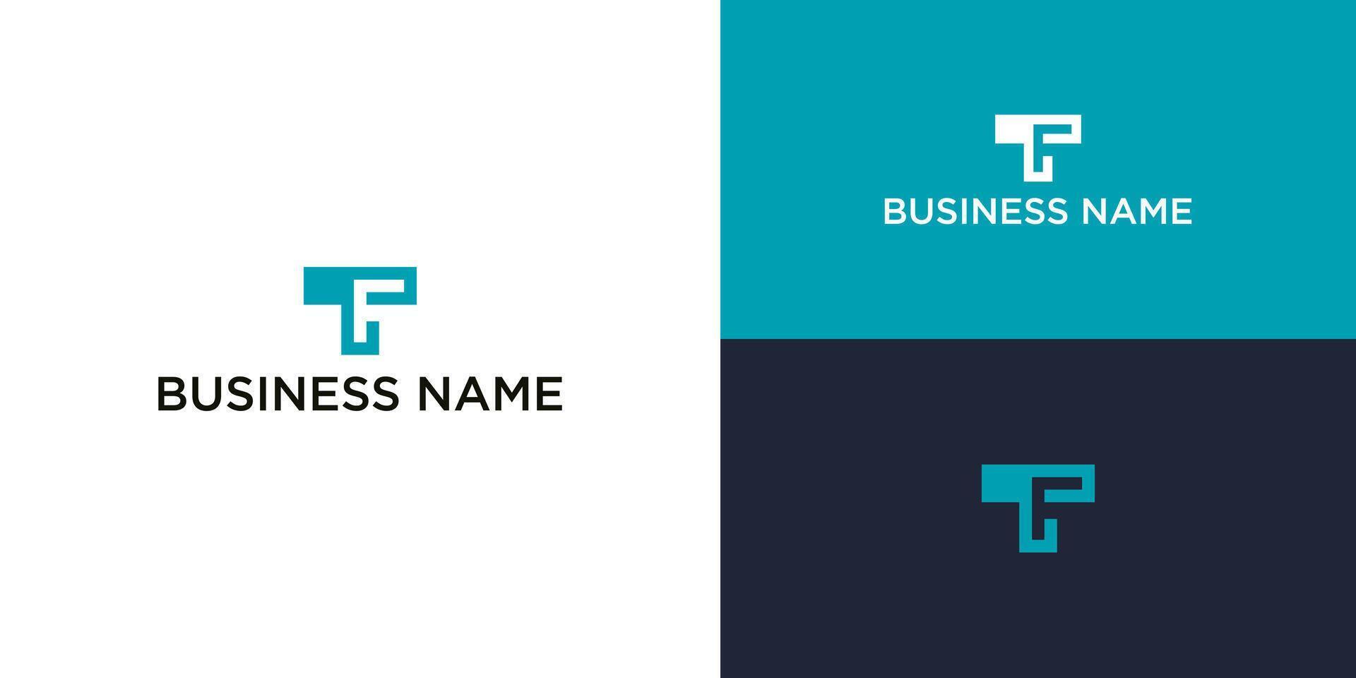 Initial Letter T Modern Logo Design Sleek Business Branding vector