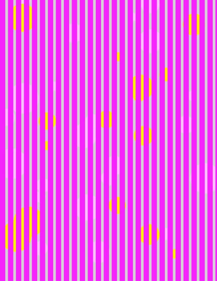 A pink and yellow striped background with dots vector