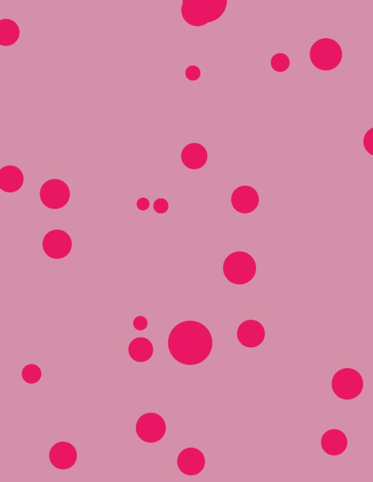A pink polka dot background with many small dots vector