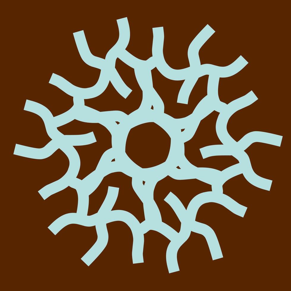 Leaf Loop Mandala vector