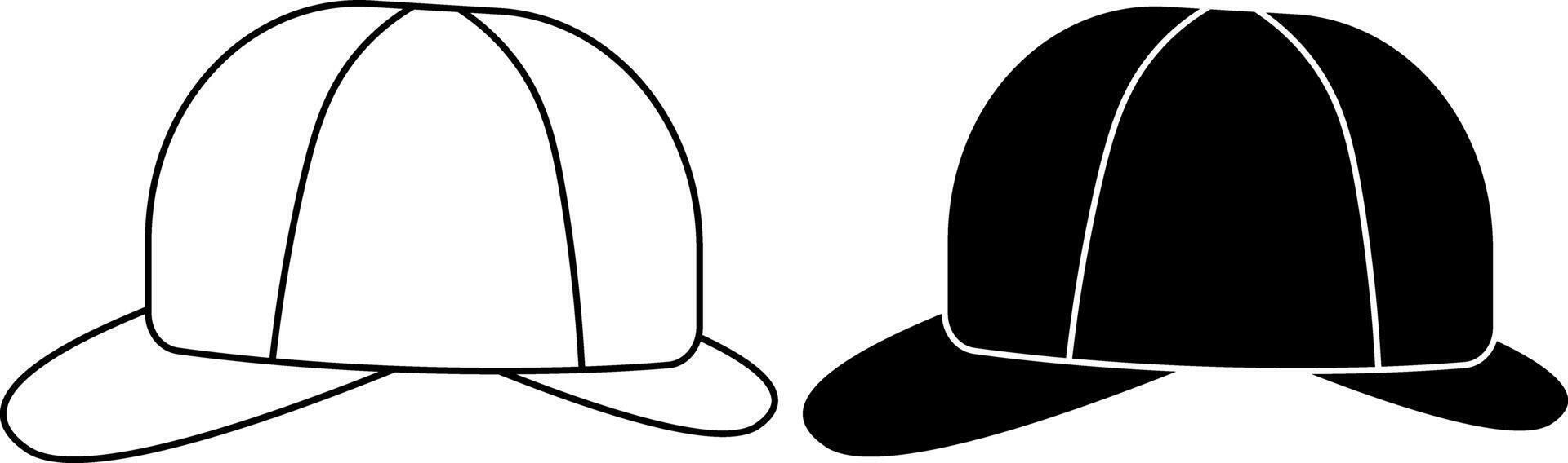 side view deerstalker hat icon set vector