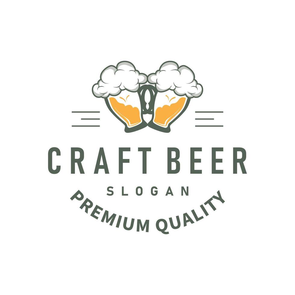 elegant brewery logo design collection of craft beer templates retro vintage brewery, whisky drink, bar, cafe, restaurant vector