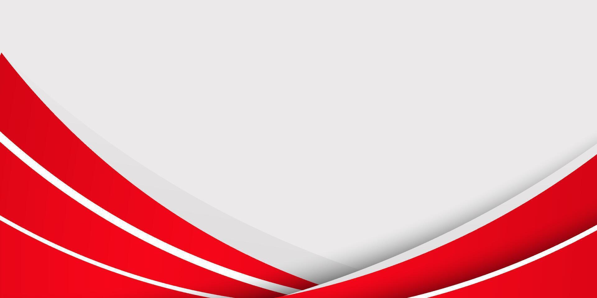 White and red abstract background . Modern concept with silver effect for use element cover, corporate banner, advertising, flyer, brochure, flyer, presentation vector